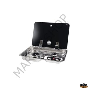 CAN FC1346 Kapaklı Gömme Çiftli Ocak