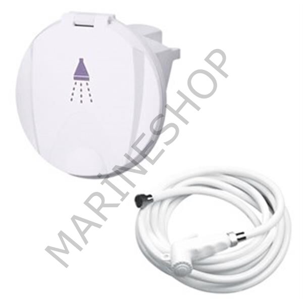 Nuova Rade Hortumlu duş ve yuva, kromaj kapak