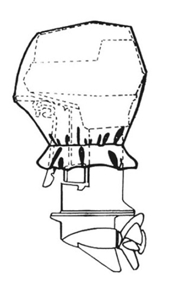 Dıştan takma motor kılıfı 5 HPye kadar