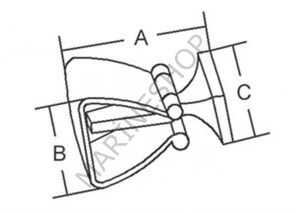 Stoper 41x35mm