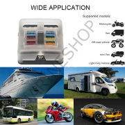 İKAZ IŞIKLI 6'LI DC SİGORTA KUTUSU