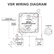 Smart Battery Isolator12V 140Amp, Gerilim Duyarlı Röle VSR, RV Karavan Deniz Araçları İçin uyumlu