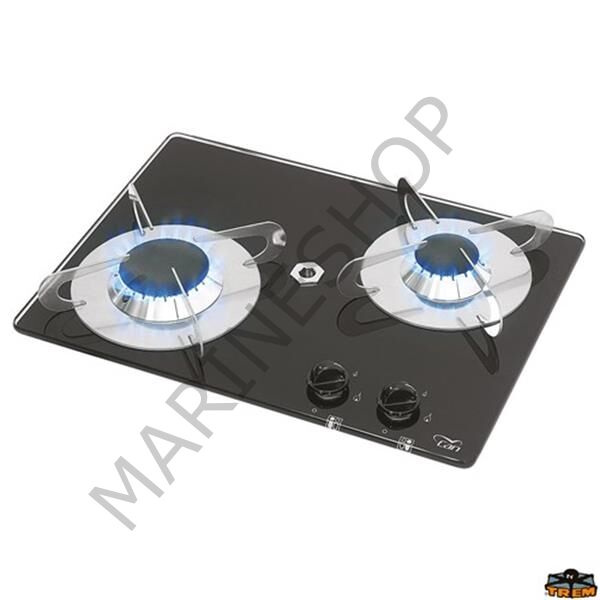 CAN PV1351 Çiftli Cam Yüzeyli Dikdörtgen Gömme Ocak