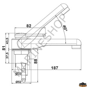 CAN RB1487 Musluk, soğuk su