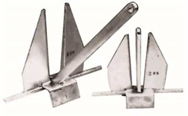 Danforth tipi çıpa, galvaniz 2,5KG