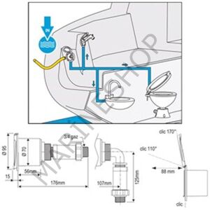 Nuova Rade Gömme su girişi