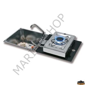 CAN LC1710-S-FP Kare Evyeli Musluklu Ocak