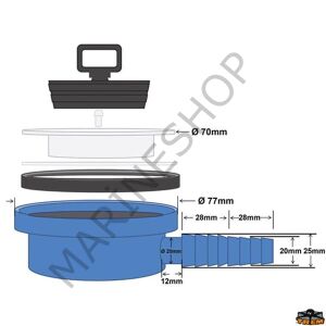 CAN LP1800 Lavabo Süzgeci
