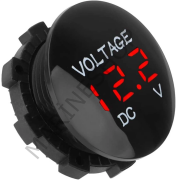 Dc 12- 24V Voltaj Ve Akü Seviye Göstergesi Su Geçirmez Mini göstergesi LED dijital ekran