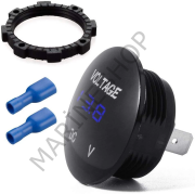 Dc 12- 24V Voltaj Ve Akü Seviye Göstergesi Su Geçirmez Mini göstergesi LED dijital ekran