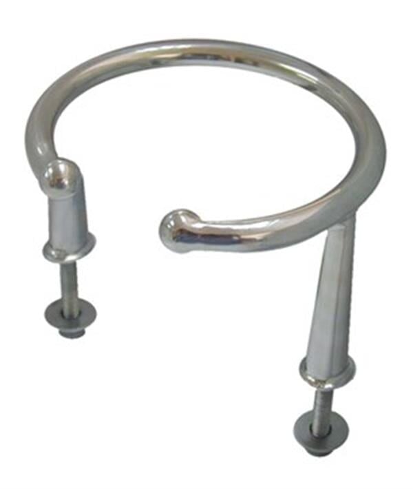 Tekli Paslanmaz Çelik Bardak tutucu Saplamalı