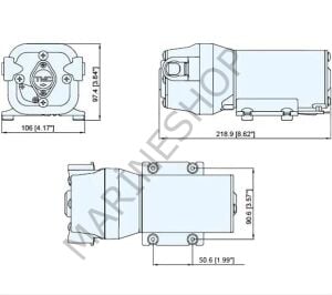 TMC-36502 Su Alış Pompası (Deniz Suyu) 24V/16.3 Lt