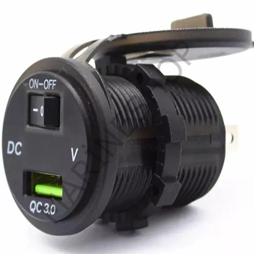 Bir Usb Type-A  Voltmetreli (On-Off Anahtarlı)