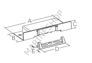 Marine Town Kapak Kilidi 111x46mm
