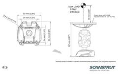 ROKK MINI RLS-401 YÜZEYE MONTAJ BRAKETİ