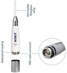Scout Quick 4 Vhf Anteni Fiberglass 1 Metre
