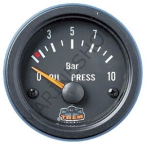 Trem yağ basınç göstergesi 12V/10 BAR SİYAH