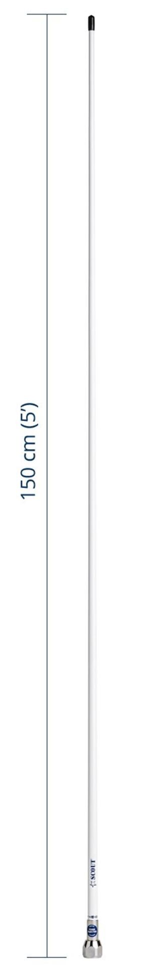 Scout Quick 2 Vhf Anteni Fiberglass 1.5 Metre
