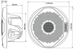 Fusion Marin Su Geçirmez Titanyum TweterlI Hoparlör