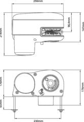 Maxwell HRC6-6 Serisi 600W 12V 6 mm Tambursuz Yatay Irgat