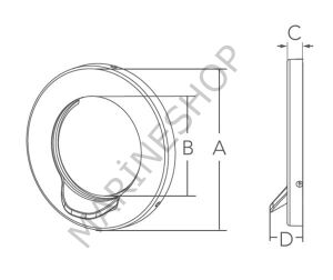 Marine Town Güverte Tahliye Halkası Ø79mm