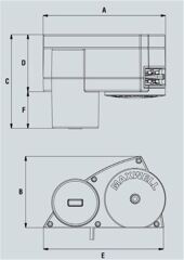 Maxwell HRC10-10 1200W 12V 10mm Tambursuz Yatık Irgat