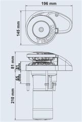 Maxwell RC-6 500W 12V 6 mm Dik Irgat