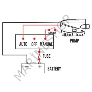Nuova Rade 24V/600 Gph Otomatik Sintine Pompası