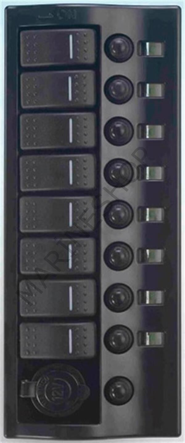 Sigorta paneli 8'li Switch Ve Çakmaklı Sigorta Paneli