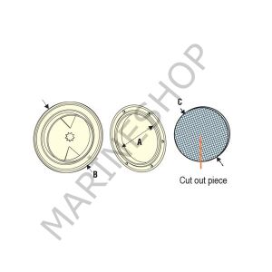 NUOVA RADE PLASTİK KONTROL KAPAĞI Ø100MM