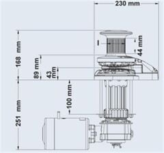 Maxwell RC- 10 24V-1000W 10 mm Tamburlu