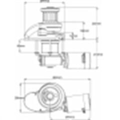Maxwell RC12-10 Serisi 1200W 24V 10 mm Tamburlu Dik Irgat