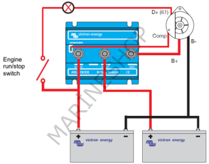 Argo Diyot 80A Akü İzolatörü 80-2AC-2