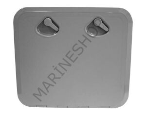 Plastik Gömme Kapak 460X525mm, Gri