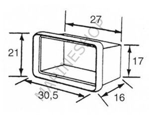 Nuova Rade Plastik Dolap, Beyaz, 180° Açılır, 37.5x27cm