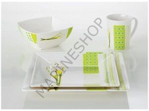 Quadrato Promo Calla, 16 parça melamin yemek takımı