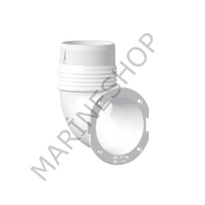 HAVALANDIRMA KONNEKTÖRÜ,DİRSEK Ø76MM BEYAZ