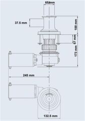 Maxwell VC 1000 Serisi 1000W 12V  Tamburlu Irgat