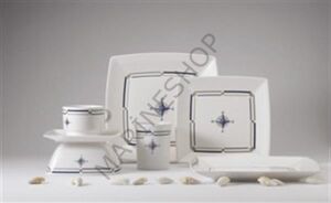 Quadrato Compass Yemek Tabağı