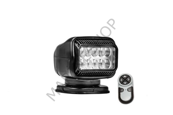 Golight GT *20514GT* 12V LED Projektör, Siyah. Wireless Kumanda