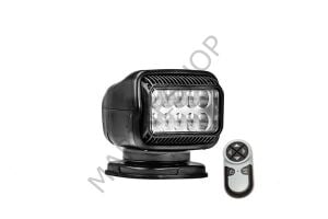 Golight GT *20514GT* 12V LED Projektör, Siyah. Wireless Kumanda