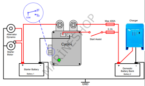 Cyrix-i 12V/24V 400A Battery Combiner