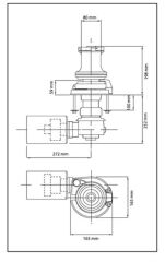 Maxwell VW 1500 Serisi 1200W 12V 6-8 mm Tamburlu Dik Irgat
