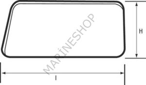 Nuova Rade Krome Plastik Kapak 315x440 mm