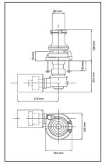 Maxwell VW 1500 Serisi 1200W 12/24V 6-10 mm Tamburlu Hidrolik Dik Irgat
