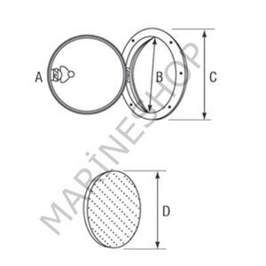 Nuova Rade Plastik Kontrol Kapağı 235X315 mm