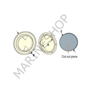 Nuova Rade Plastik Kontrol Kapağı Ø:162 mm