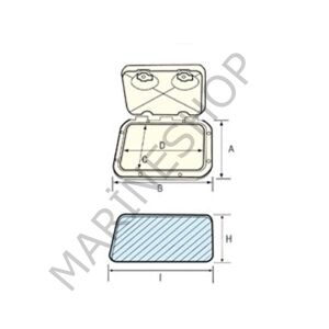 Nuova Rade Classic Plastik Kapak 463 X 517 mm