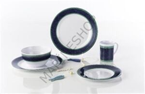 High-Line Marble Blue serisikesme tablası 22x13cm