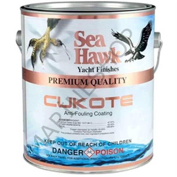Sea Hawk Cukote Biocide Plus Yumuşak Zehirli Boya - Yeşil